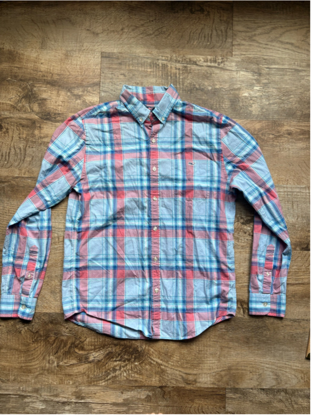 Vineyard Vines Slim Fit Tucker Shirt - Plaid Button-Down (Size M)